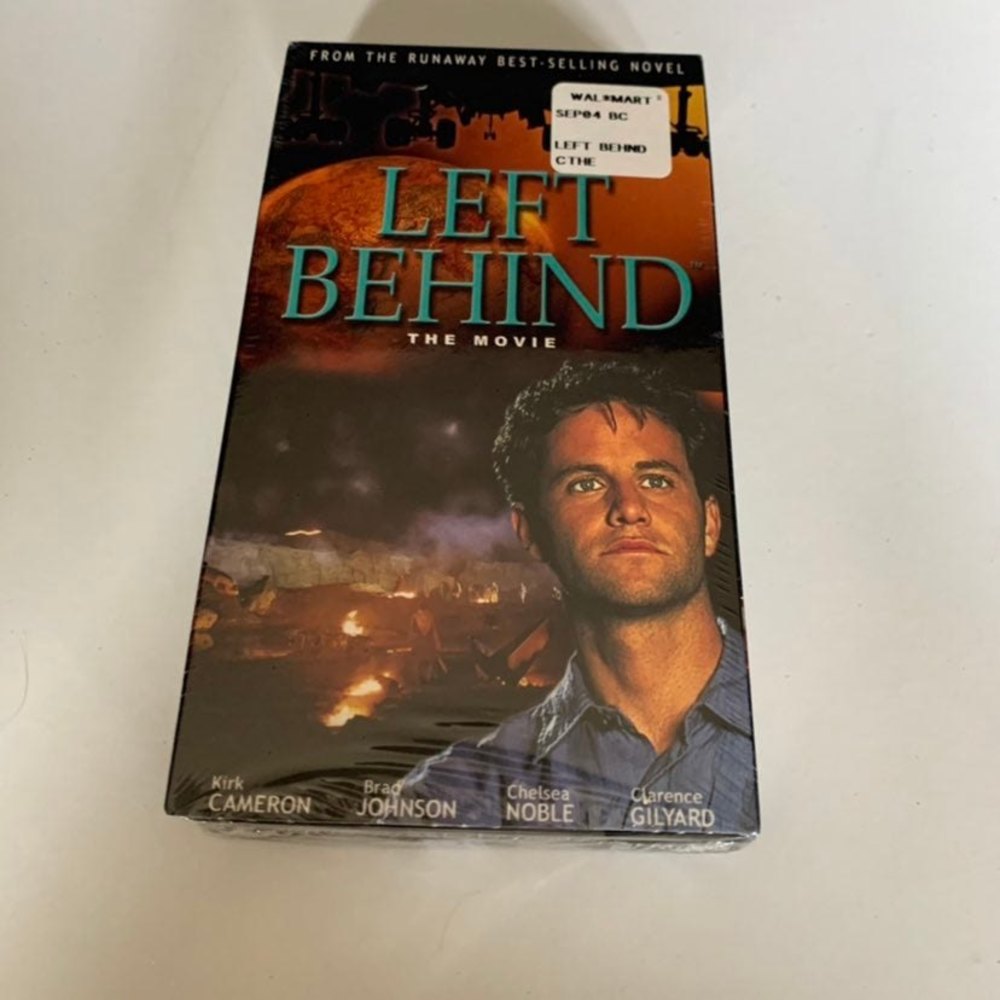BRAND NEW FACTORY SEALED Left Behind, The Movie, VHS Kirk Cameron Christian Film